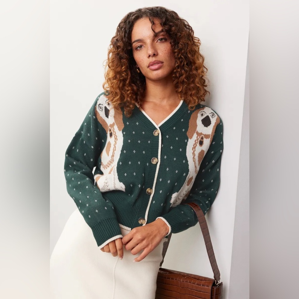 Rachel Antonoff Staffy bookends cardigan - Picture 4 of 9